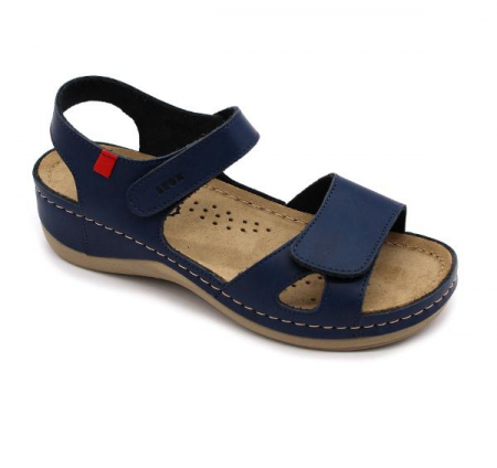 Sandale confortabile Leon 936 albastru [0]
