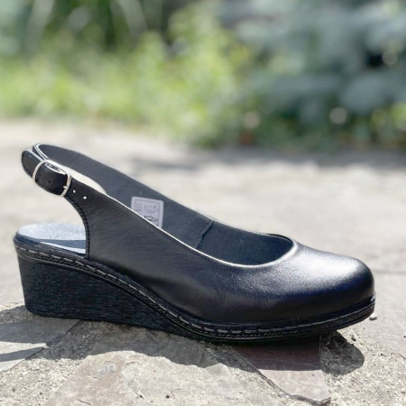 Sandale din piele naturala 006 negru [1]