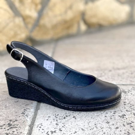 Sandale din piele naturala 006 negru [2]