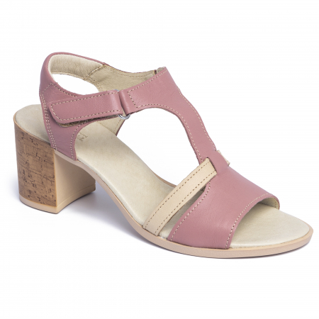 Sandale din piele naturala 260 Roz [0]