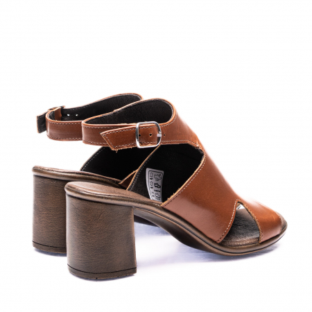 Sandale din piele naturala 278 Maro [5]