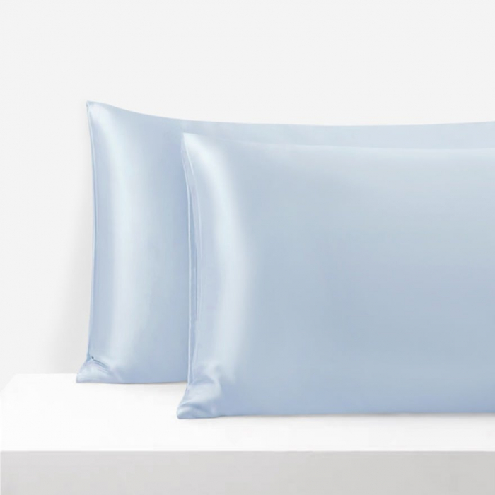 fata de perna matase bleu [4]