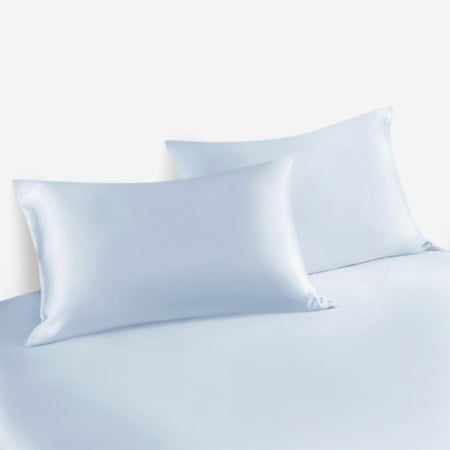 fata de perna matase bleu [2]