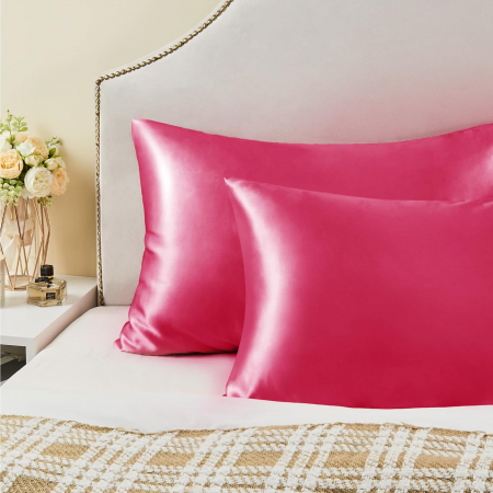 fata de perna matase naturala 22 momme roz barbie fucsia [1]