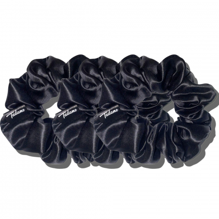 Set elastice par largi (Scrunchies) - Black [0]