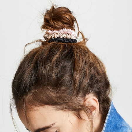 Set elastice par (Scrunchies) - Caramel/Black [3]