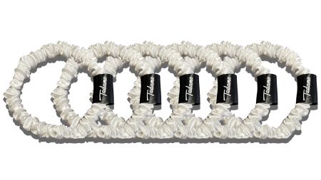 Scrunchies - Set elastice par (Scrunchies) - White