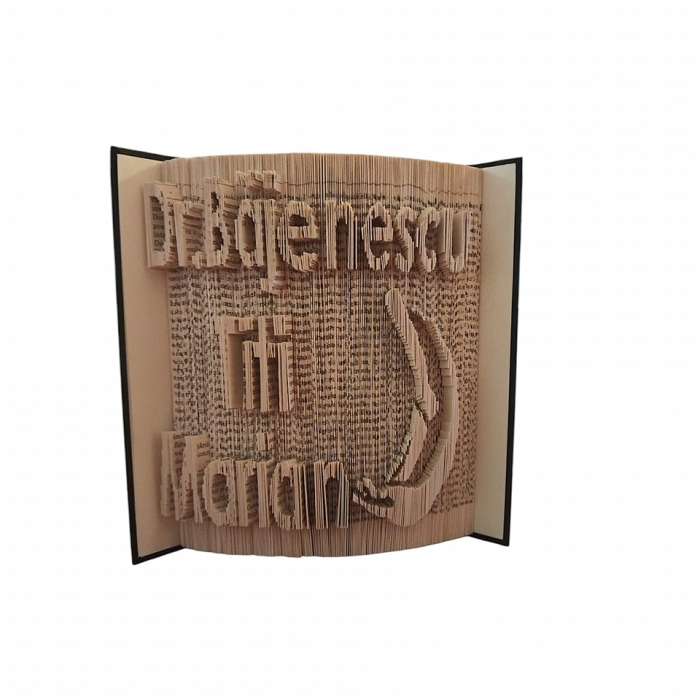 Cadou pentru doctor,asistentă,moasă- carte sculptata 100%manual [1]
