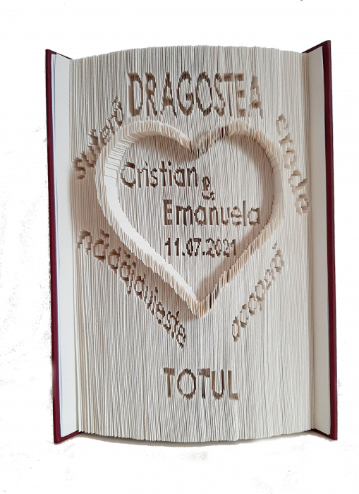 Carte Sculptata DRAGOSTEA [1]