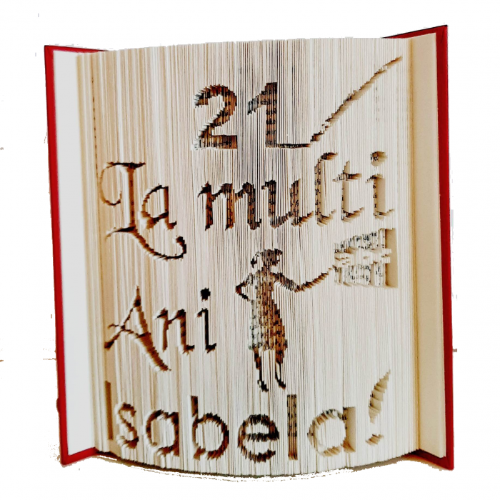 Carte sculptata La multi ani [1]