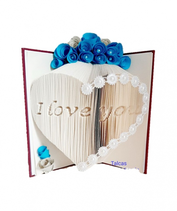 Carte Sculptata Inima I love you [1]
