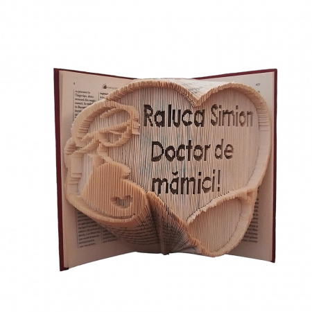 Carti Sculptate - Cadou pentru doctor,asistentă- carte sculptata 100%manual