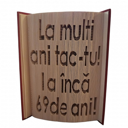 Carti Sculptate - Carte sculptata cadou aniversare