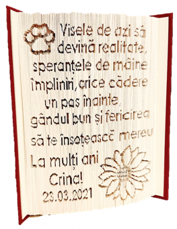 Cadou carte sculptata Visele sa devina realitate... [1]