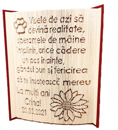 Cadou carte sculptata Visele sa devina realitate... [2]