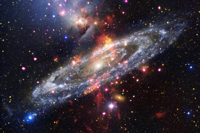 Tapet Premium Canvas - Galaxia [2]