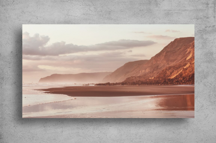 Tablou Canvas - Apusul colorat de langa ocean [2]