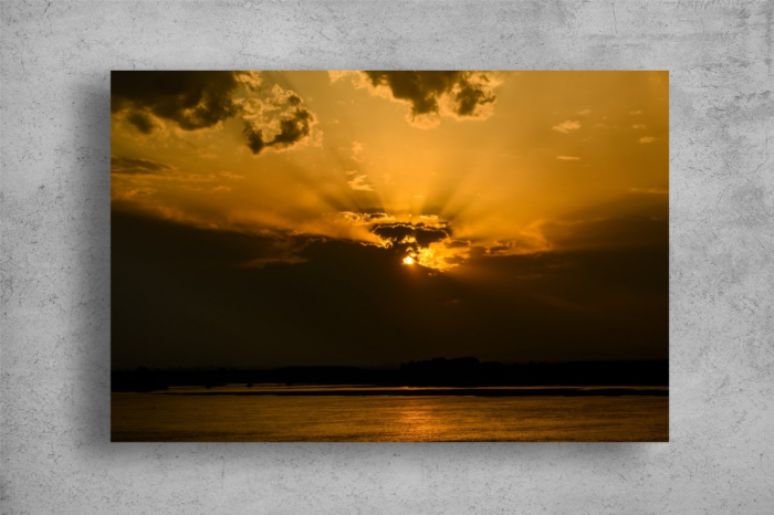 Tablou Canvas - Apusul deasupra Dunarii [2]