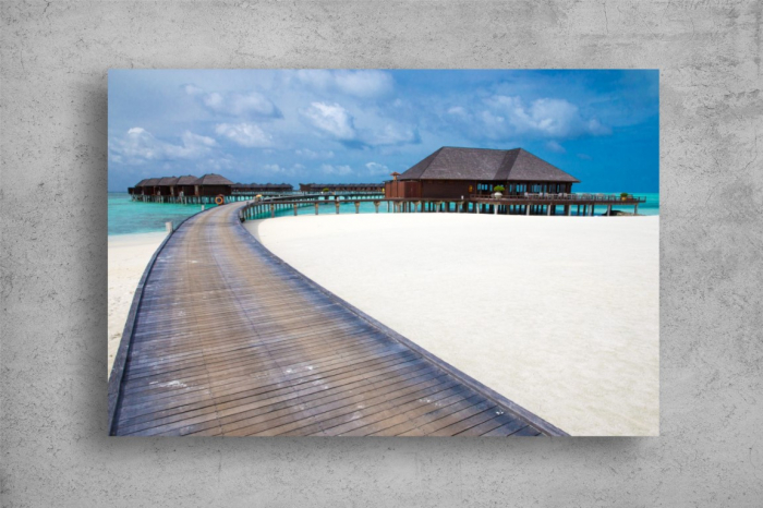 Tablou Canvas - Bungalouri in maldive [2]