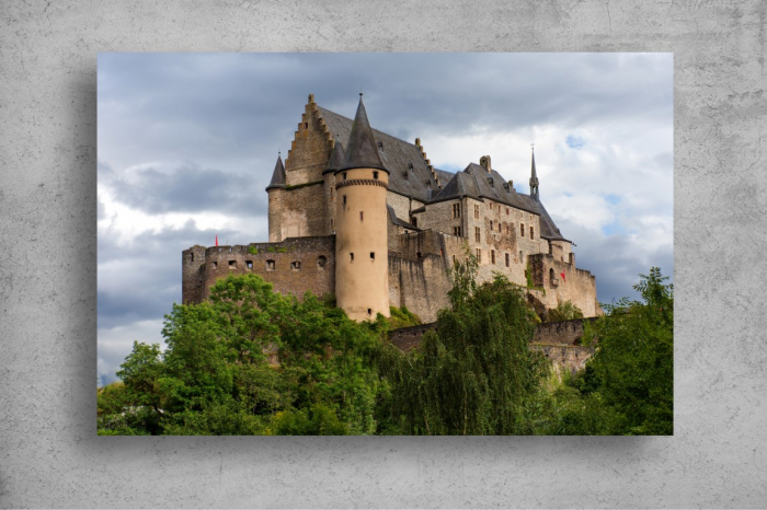 Tablou Canvas - Castelul din Luxembourg [2]