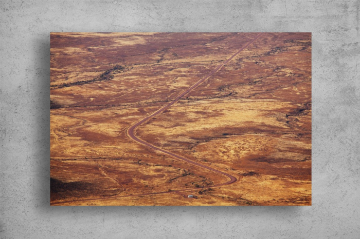 Tablou Canvas - Drumul de pamant prin desert [2]