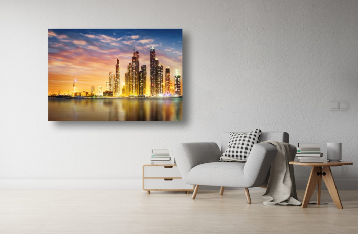 Tablou Canvas - Dubai la amurg [1]