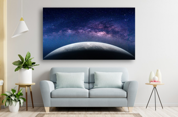 Tablou Canvas - Galaxia deasupra pamantului [1]