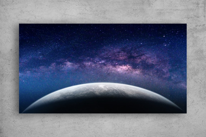 Tablou Canvas - Galaxia deasupra pamantului [2]