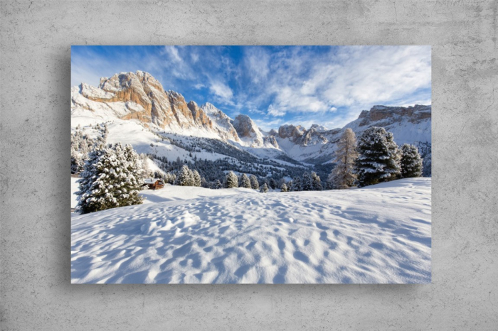 Tablou Canvas - Muntii Dolomiti acoperiti de zapada [2]