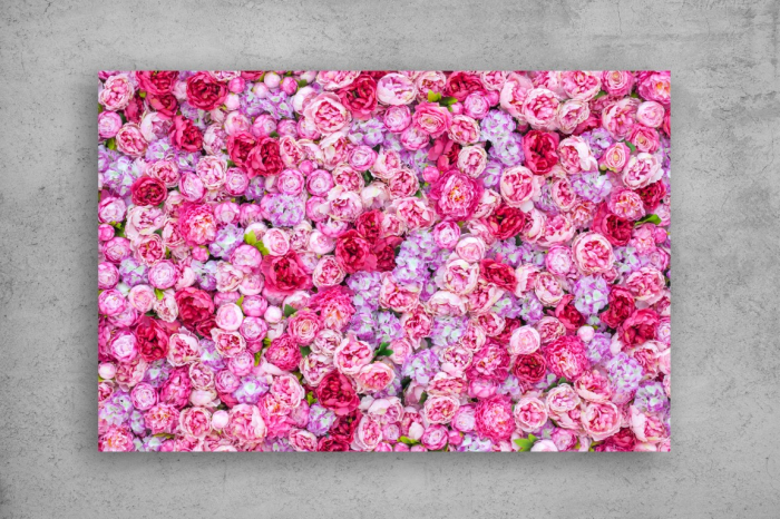Tablou Canvas - Peretele de flori [2]