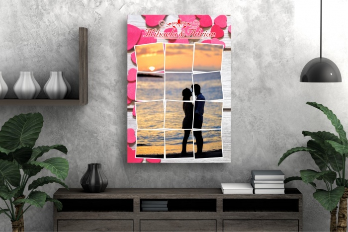 Tablou Canvas Personalizat - Cuplu (1 fotografie - colaj) [2]