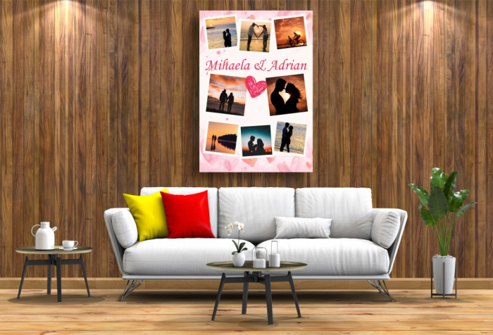 Tablou Canvas Personalizat - Cuplu (9 fotografii) [2]