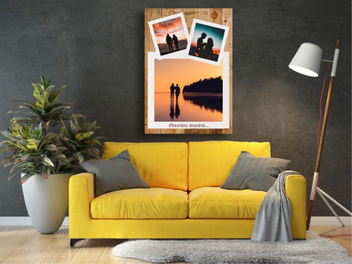 Tablou Canvas Personalizat - Povestea noastra (3 fotografii) [2]