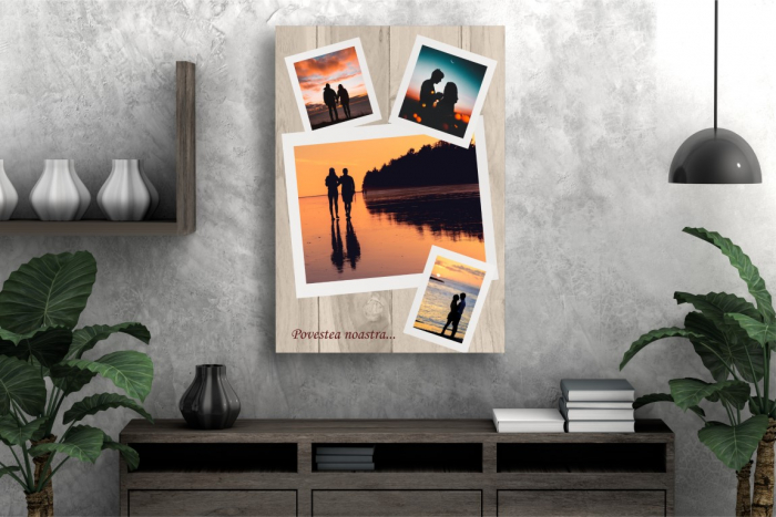 Tablou Canvas Personalizat - Povestea noastra (4 fotografii) [2]