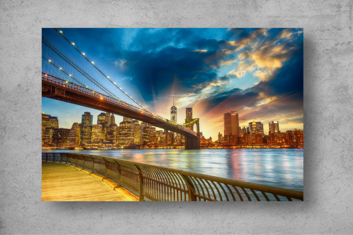 Tablou Canvas - Podul din New York [2]