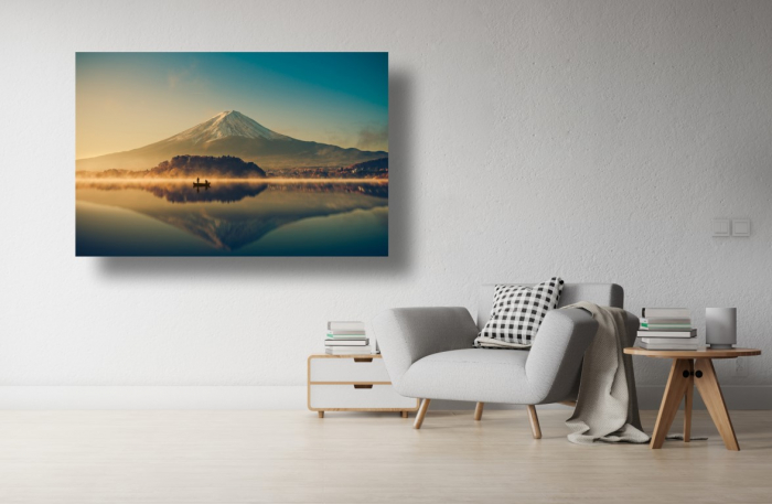 Tablou Canvas - Reflexia muntelui Fiji [1]