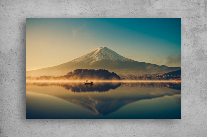 Tablou Canvas - Reflexia muntelui Fiji [2]