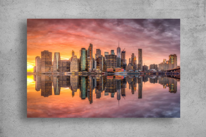 Tablou Canvas - Reflexia zgarie-norilor [2]