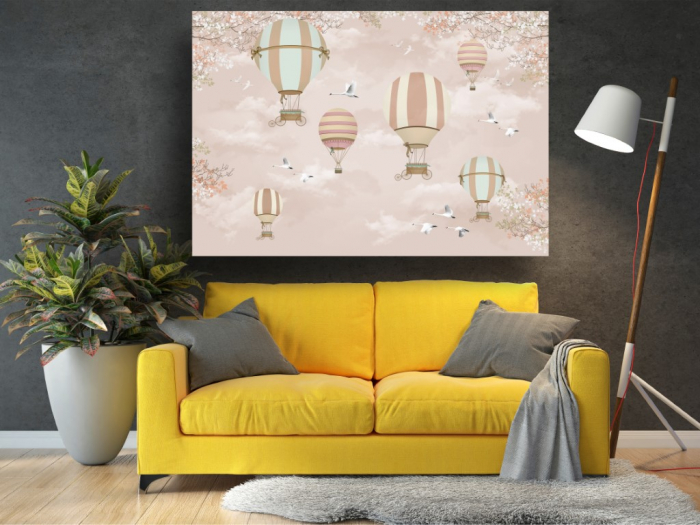 Tablouri Canvas - Copii - Baloane cu aer cald abstract [2]