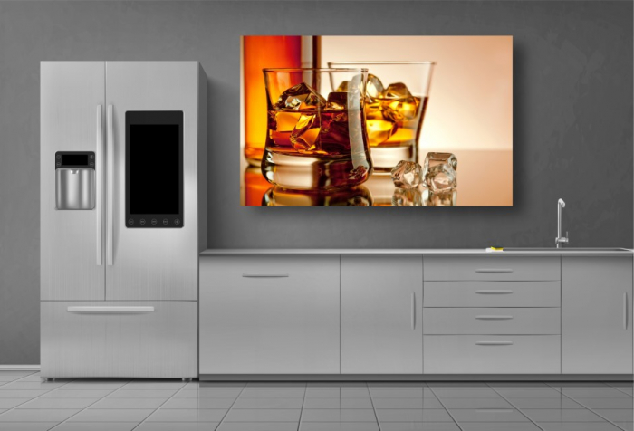 Tablouri Canvas Drinks - Pahare de whisky cu gheata [2]