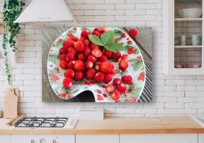 Tablouri Canvas Food - Capsuni pe farfurie [2]