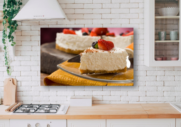 Tablouri Canvas Food - Felie de tort cu capsuni [2]