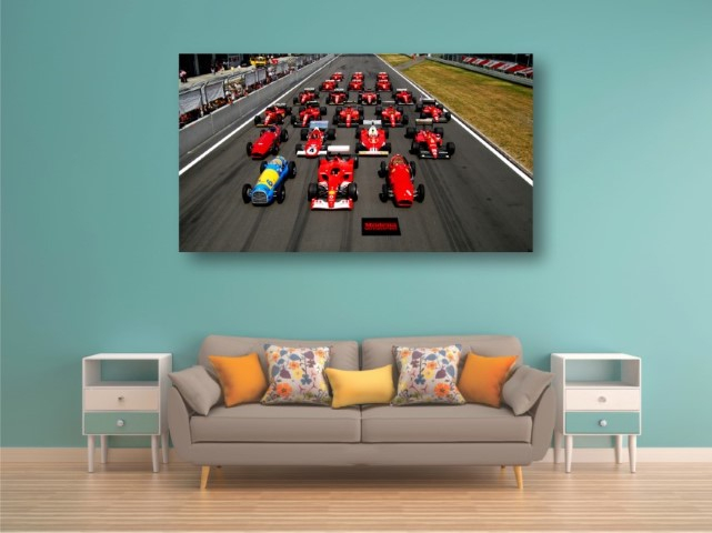 Tablouri Canvas Masini - Istoria rosie a F1 [2]