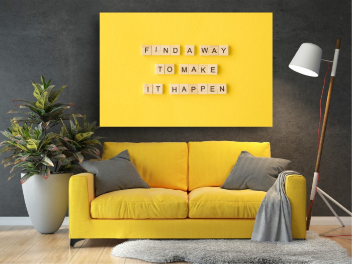 Tablouri Canvas Motivationale - Gaseste o modalitate [2]