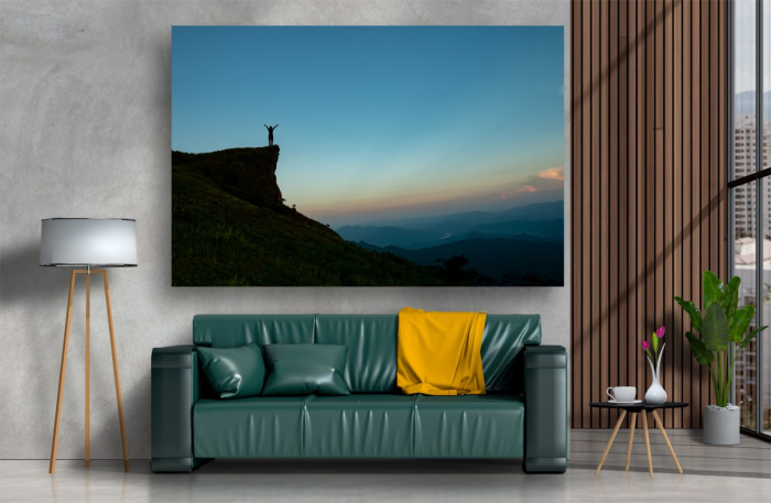 Tablouri Canvas Motivationale - In varful muntelui [2]