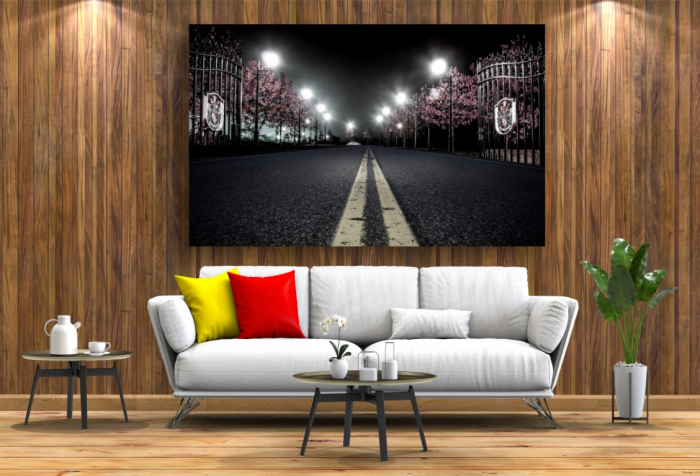 Tablouri Canvas Urbane - Drumul din noapte [2]