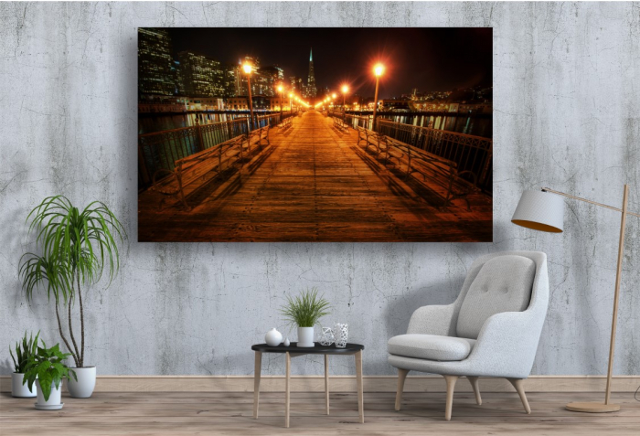 Tablouri Canvas Urbane - Esplanada noaptea [2]