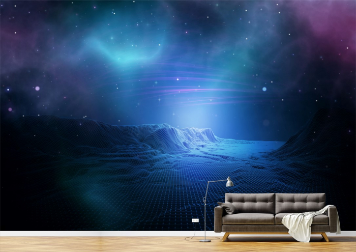 Tapet Premium Canvas - Aurora Boreala [3]