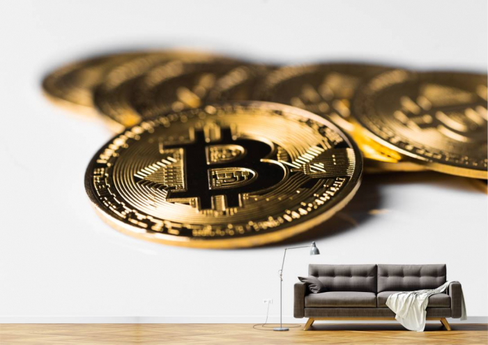 Tapet Premium Canvas - Bitcoin [2]