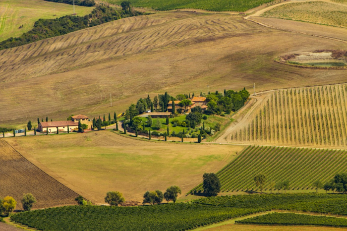 Tapet Premium Canvas - Campiile Toscanei [2]